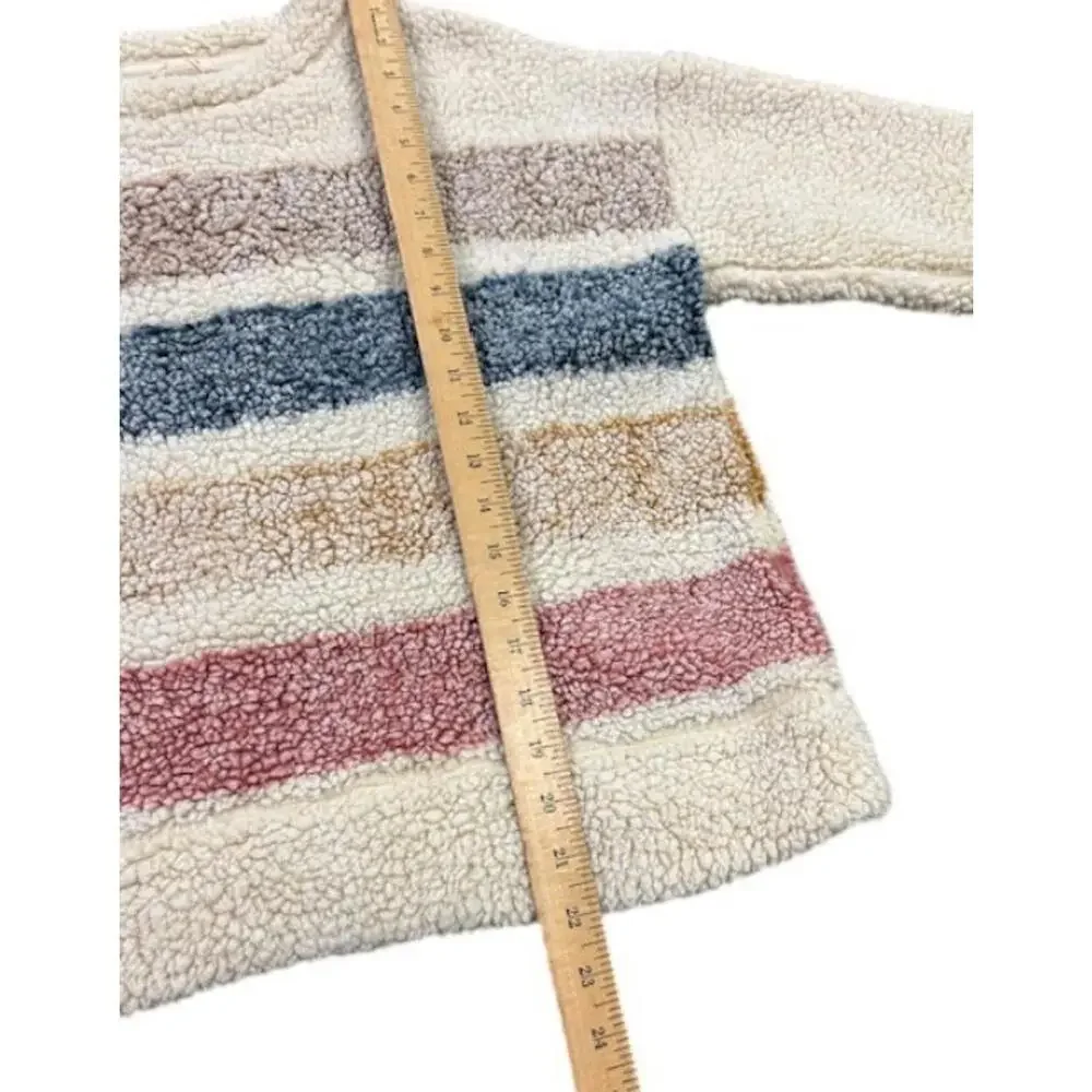 Harper Heritage Fluffy Luxe Sweater S Cozy-Core Cropped Knit Soft Playful Warm - Picture 9 of 9